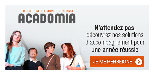 Acadomia, tout est une question de confiance.