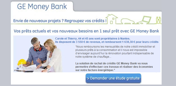 GE Money Bank, envie de nouveaux projets?