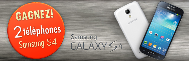 2 téléphones Samsung Galaxy S4